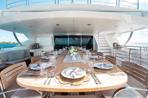 Motor Yacht Acacia Upper Deck Aft